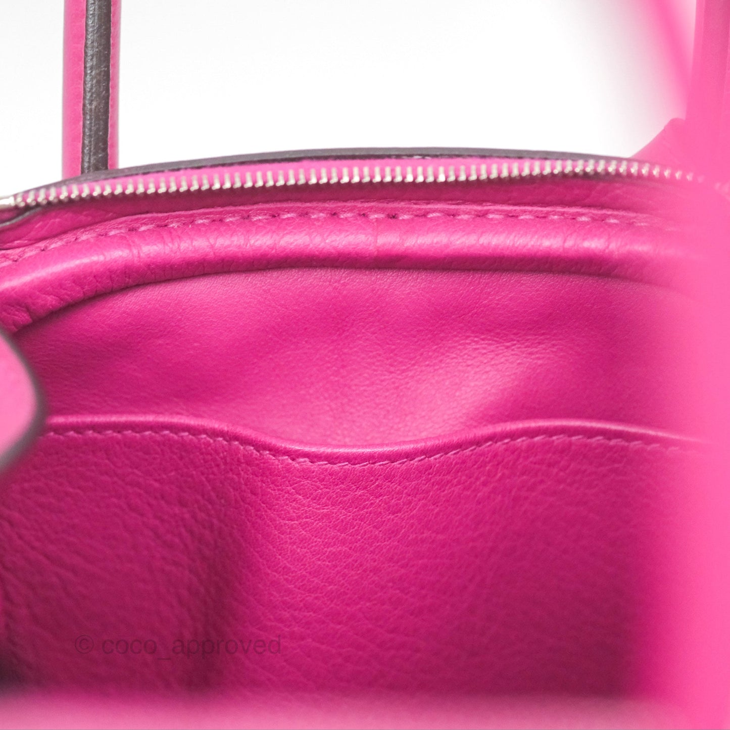 Hermès Lindy 26 Rose Pourpre Evercolor Palladium Hardware