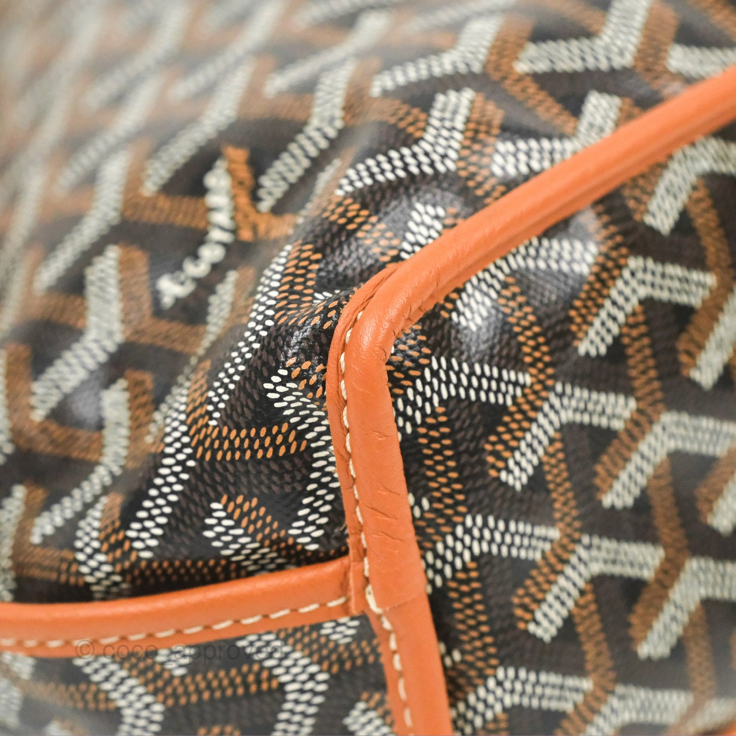 Goyard Anjou Mini Bag Goyardine Canvas Black/Tan