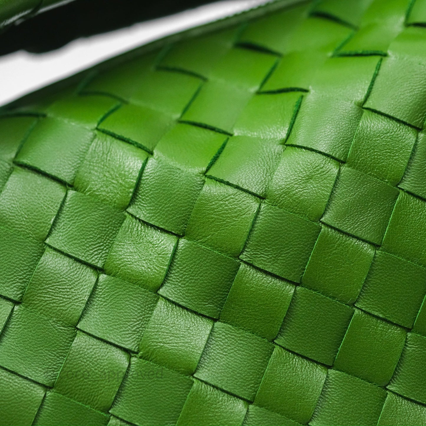 Bottega Veneta Teen Jodie Green Intrecciato Lambskin