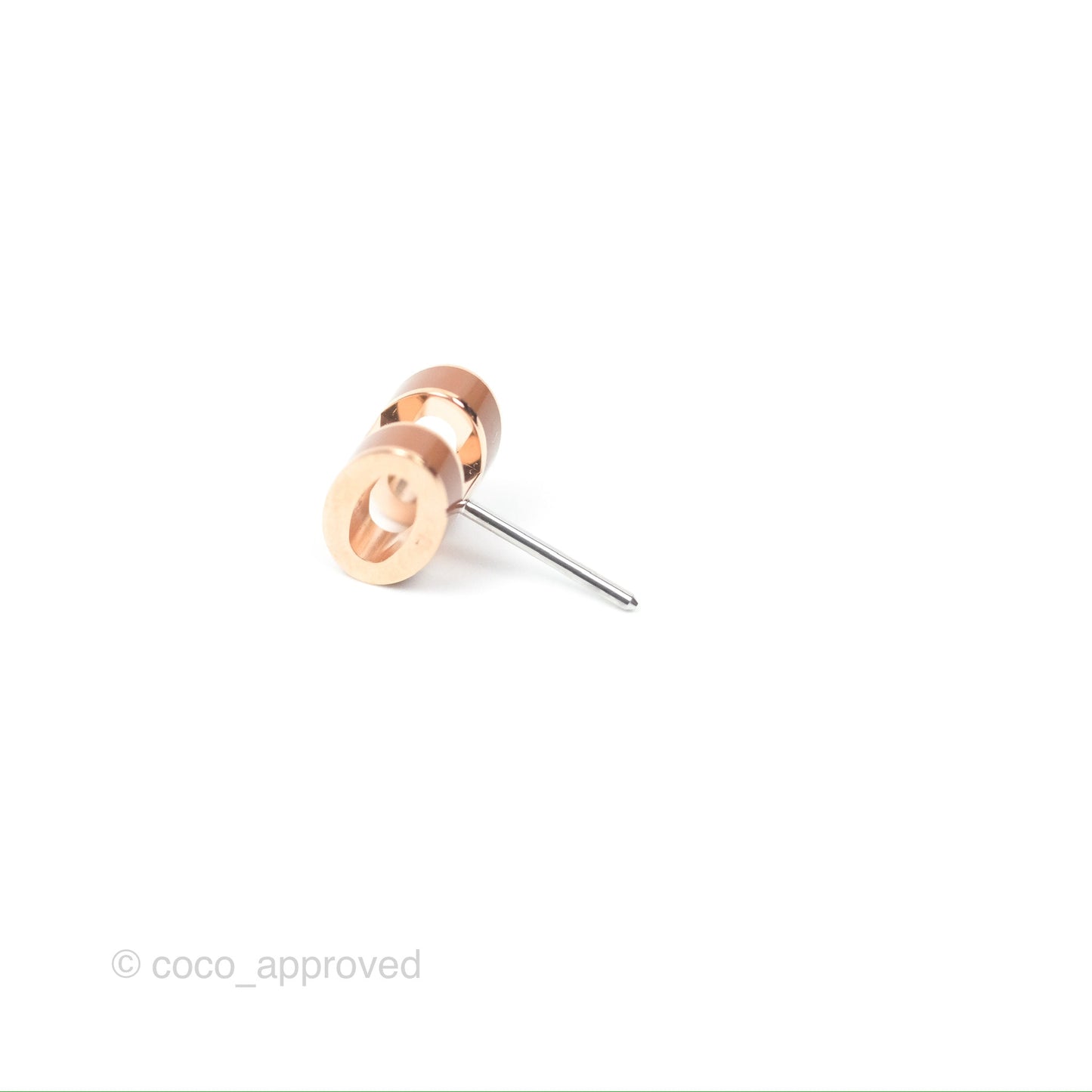 Hermès Mini Pop H Earrings New Gold Rose Gold Hardware