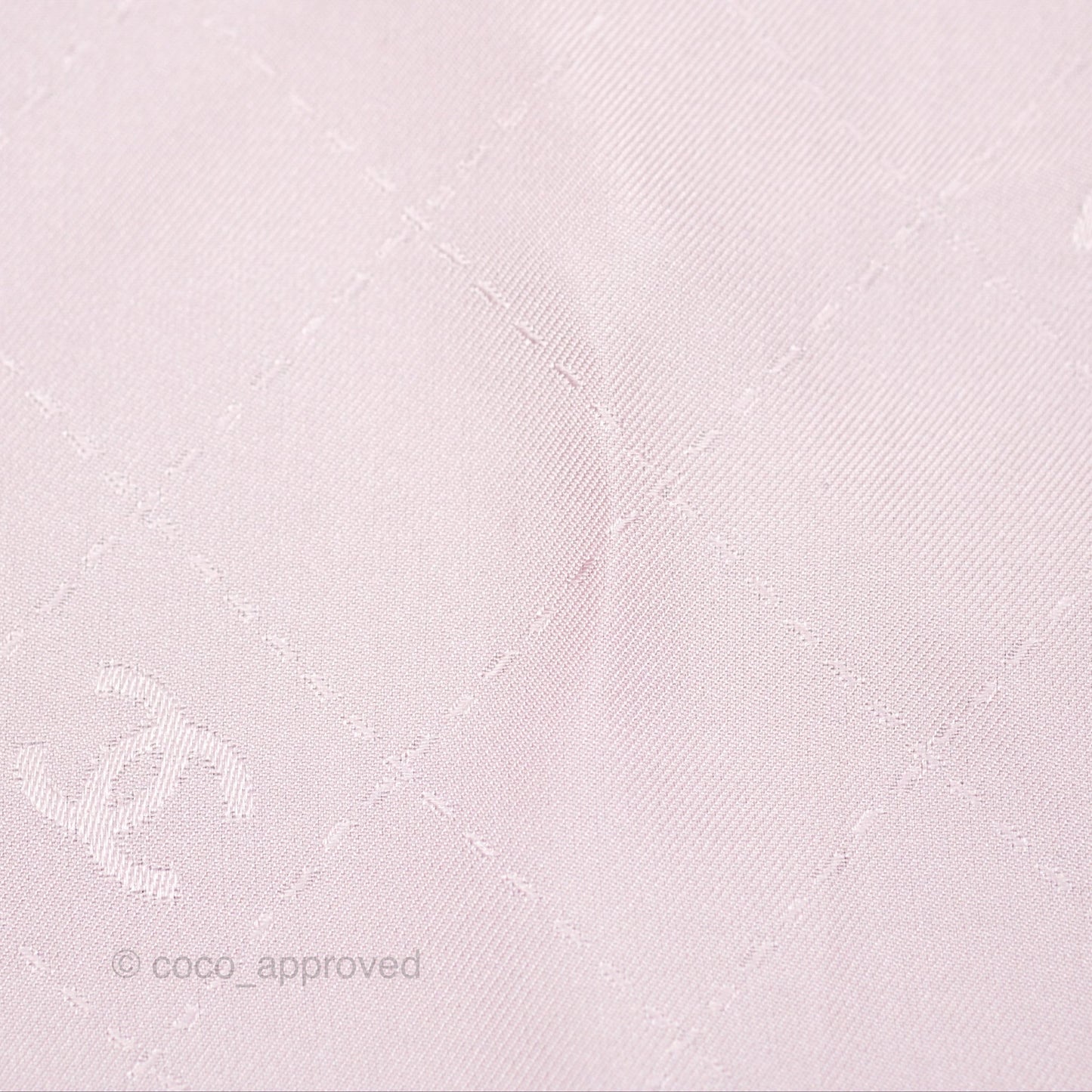 Chanel Logo Black/Pink Silk Scarf 90