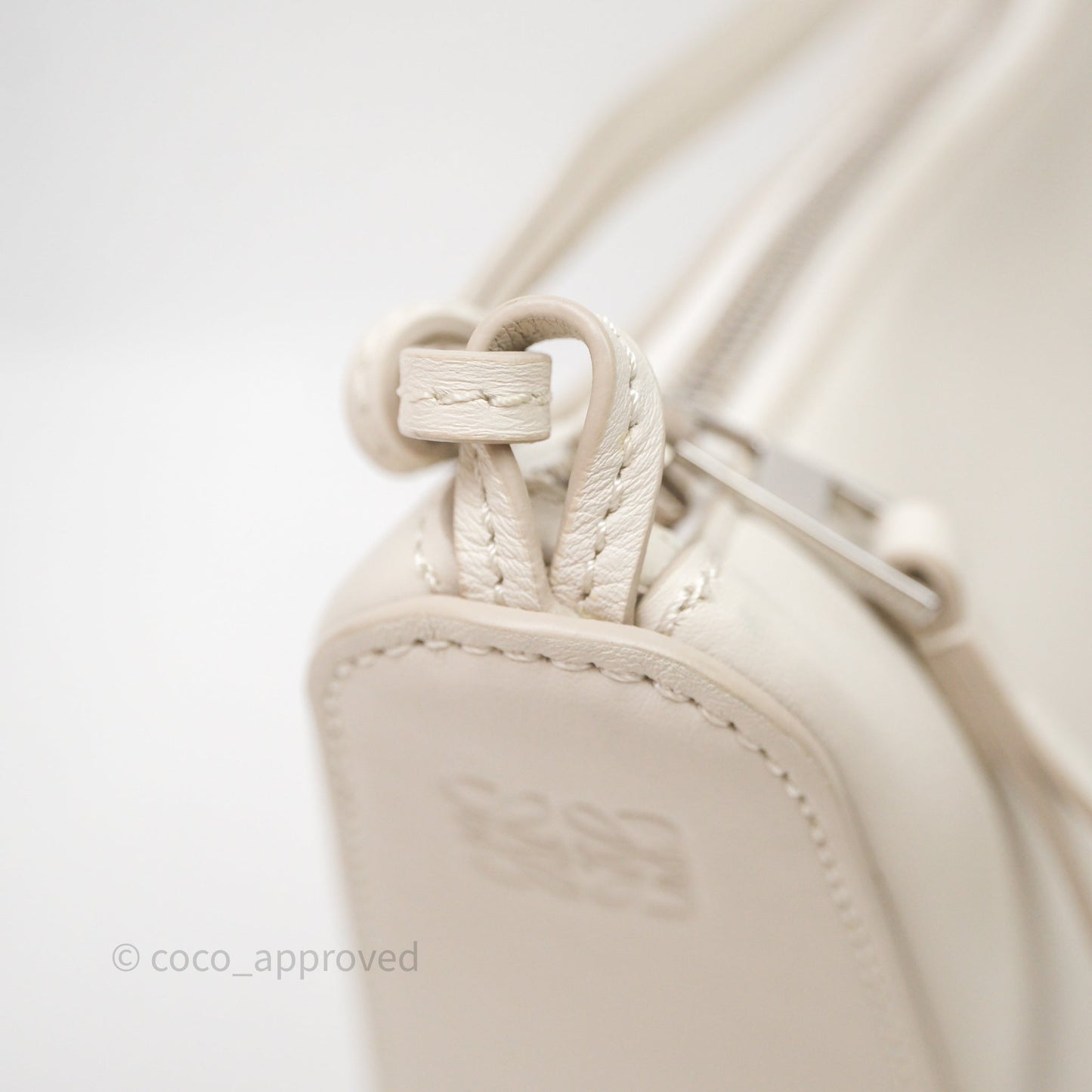 Loewe Mini Hammock Shoulder Bag White