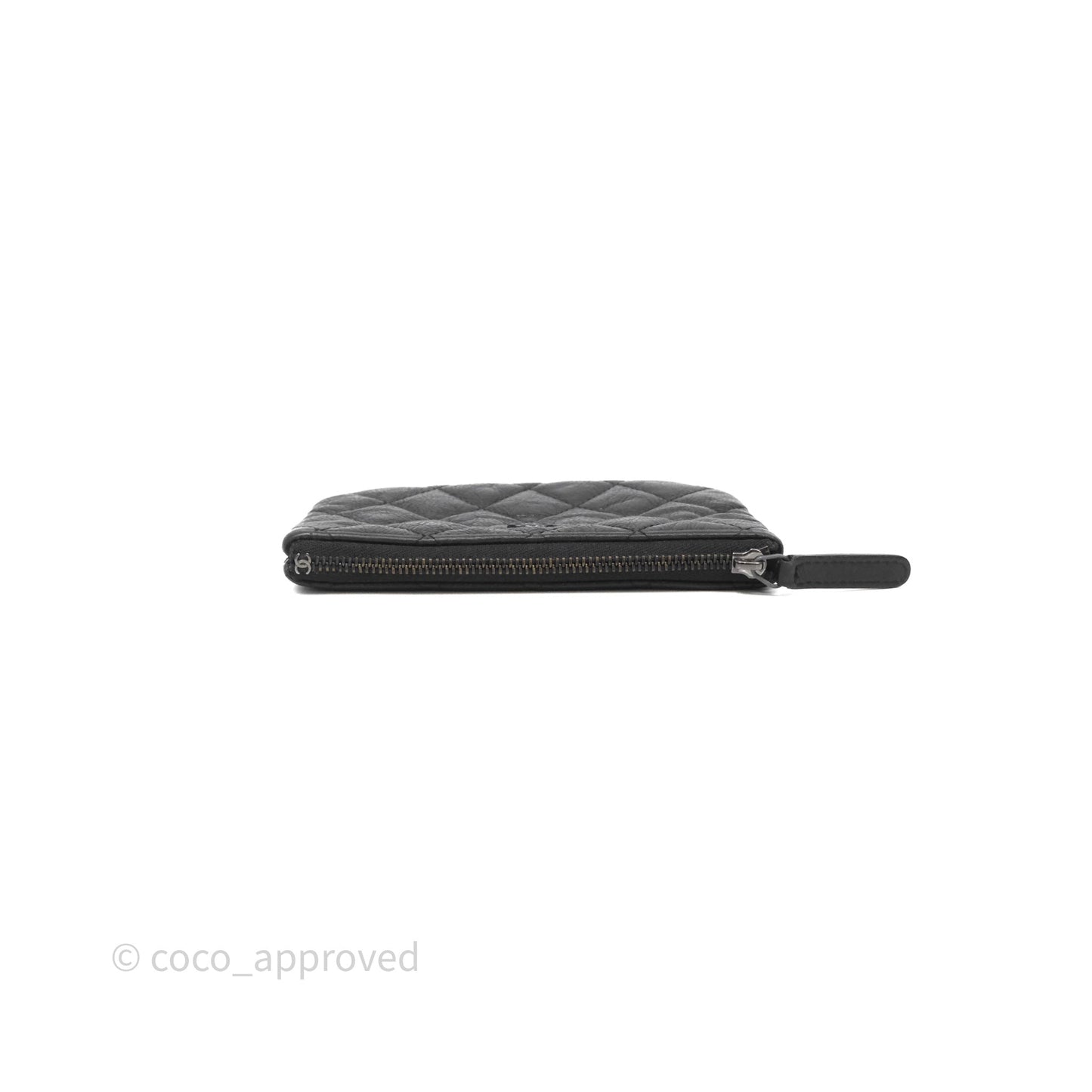 Chanel Quilted Mini O Case So Black Calfskin