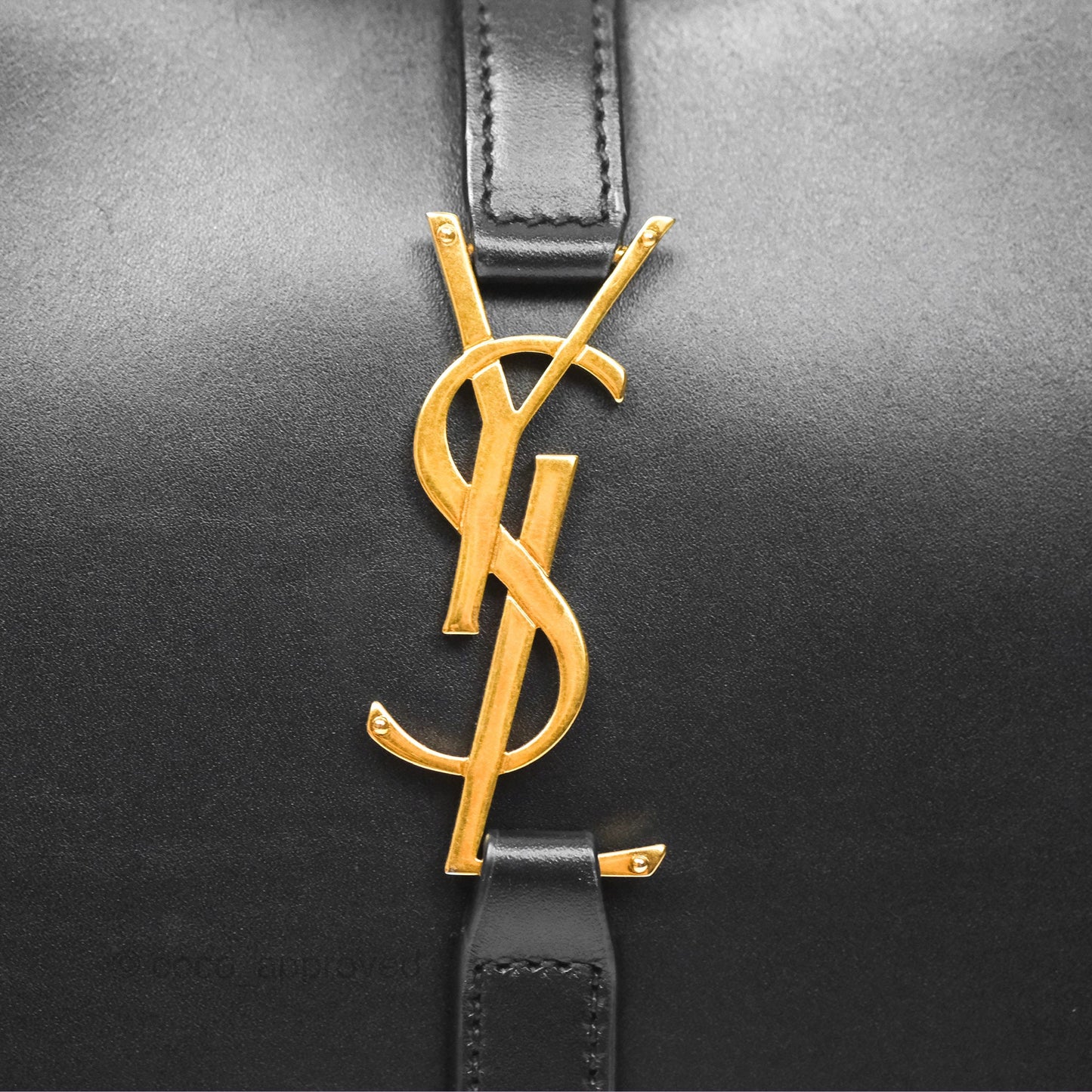 Saint Laurent ‘Le 5 a 7’ Hobo Bag Black Smooth Calfskin