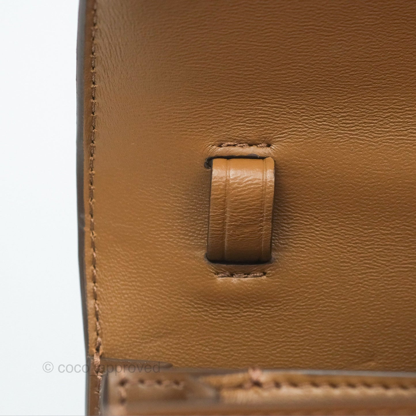 Celine Teen Classic Box Flap Caramel Calfskin