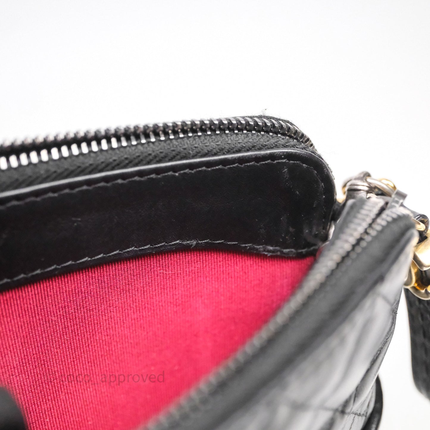 Chanel Gabrielle Clutch With Chain Aged Calfskin Black Mixed Hardware