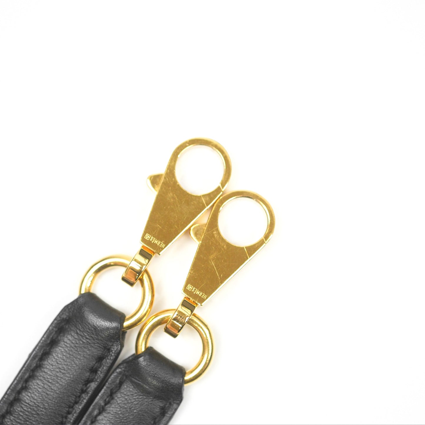 Hermès Retourne Kelly 25 Black Noir 89 Swift Gold Hardware