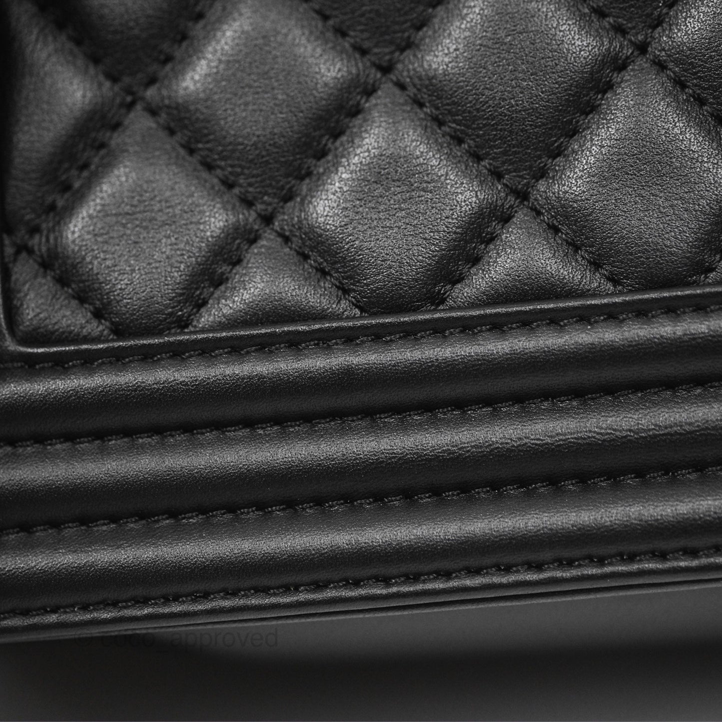 Chanel Boy Quilted Medium Black Calfskin Ruthenium Hardware