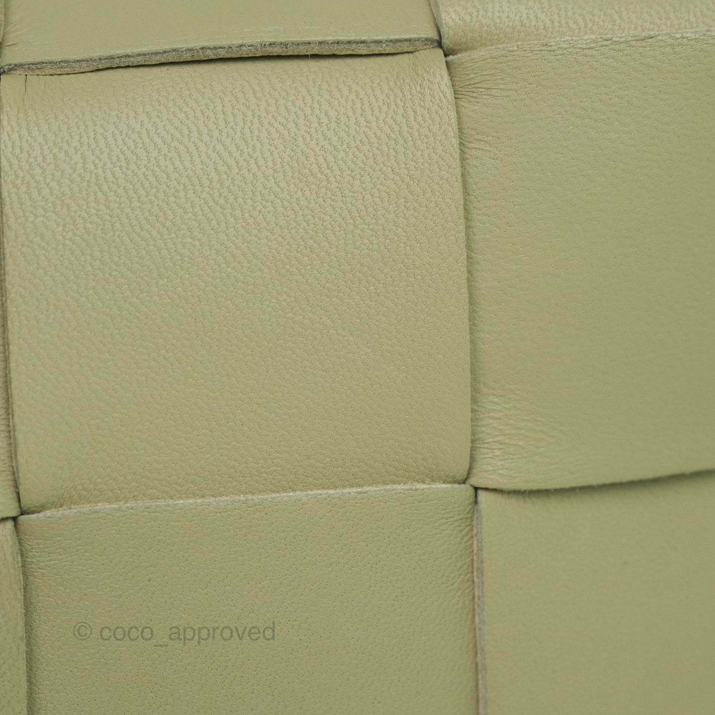 Bottega Veneta Brick Cassette Bag Olive Green Intrecciato Lambskin