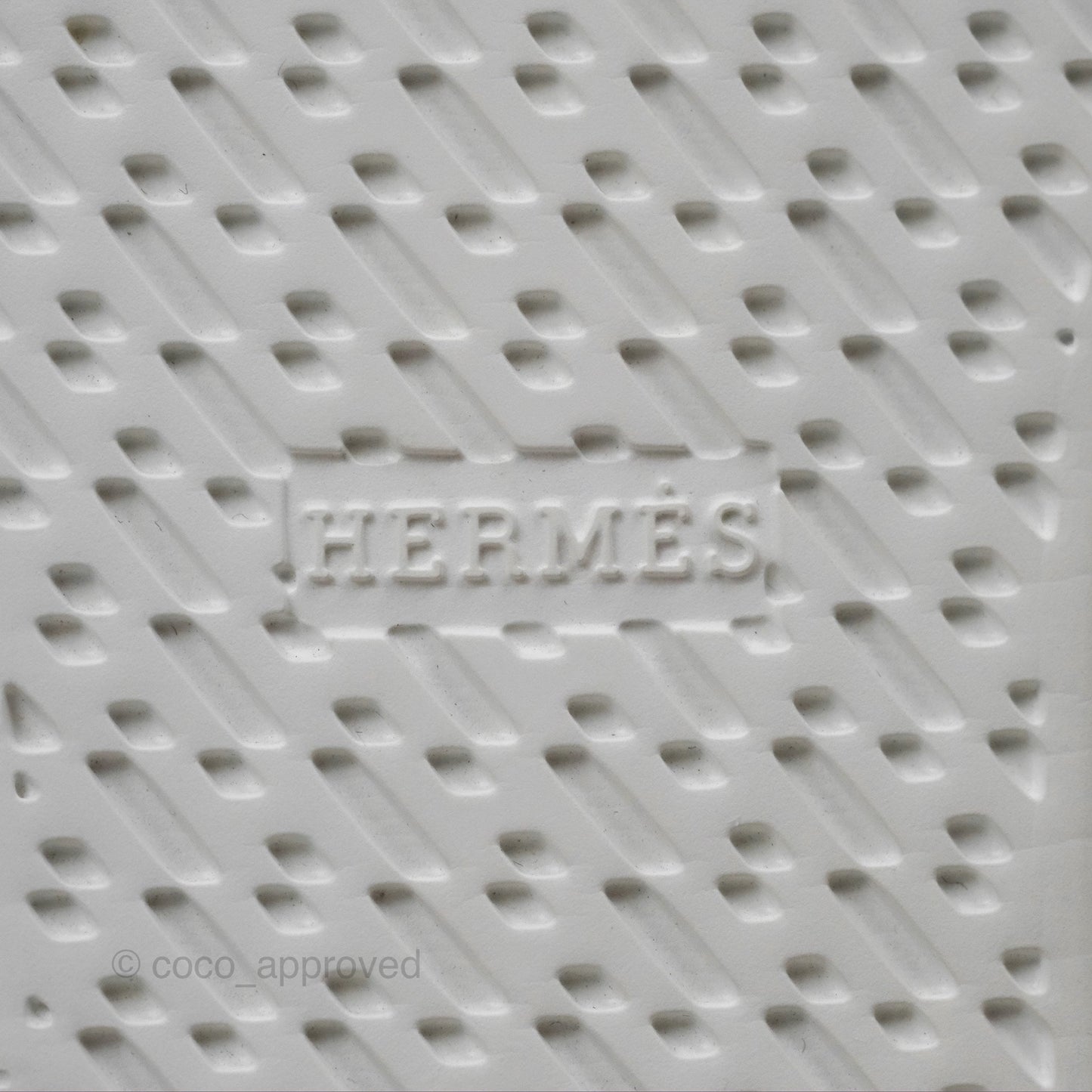 Hermès Happy Sneaker in White Calfskin Size 36.5