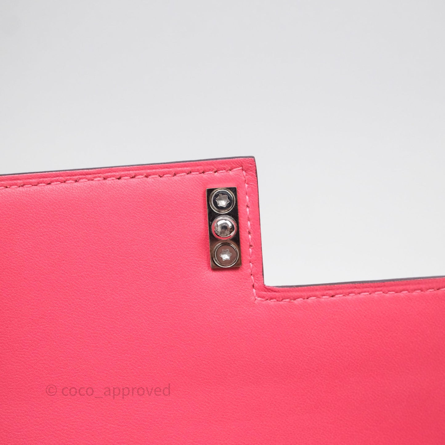 Hermès Mini Verrou Chaine Bag Rose Lipstick U5 Chevre Mysore Palladium Hardware