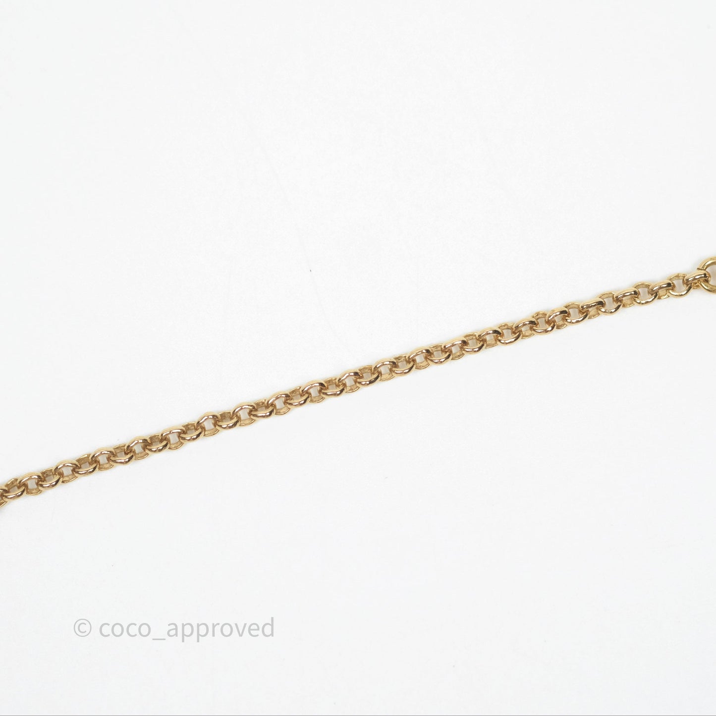 Chanel Square Black/ White CC Choker Gold Tone 24P
