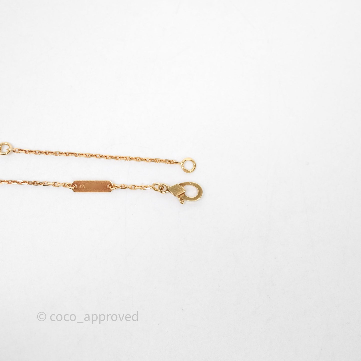 Van Cleef & Arpels Vintage Alhambra Pendant Necklace White Mother-of-pearl Yellow Gold