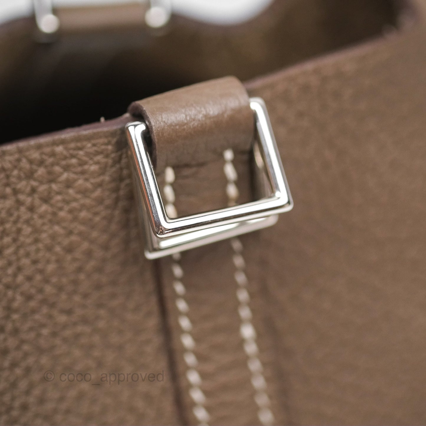 Hermès Picotin Lock 18 Etoupe 18 Clemence Palladium Hardware