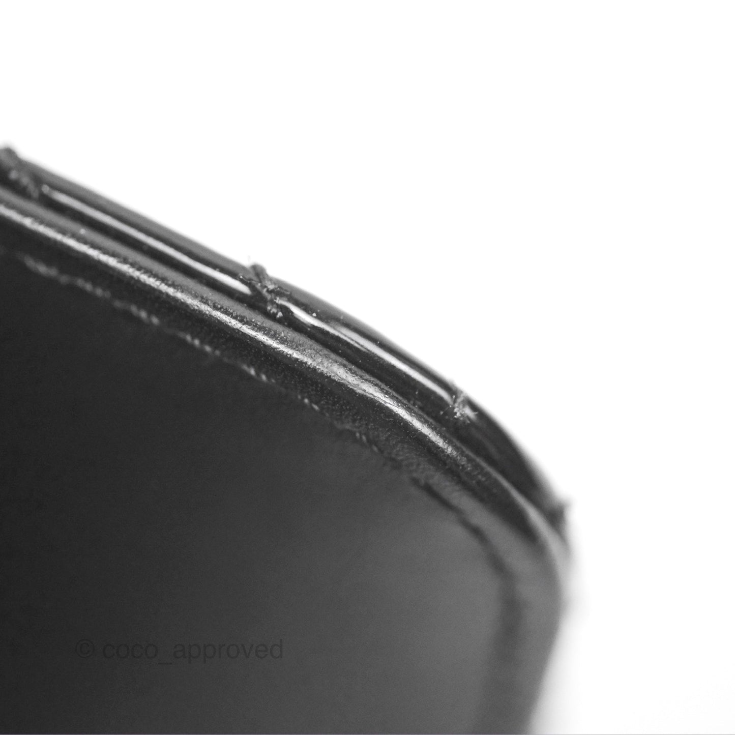 Chanel Small Flap Coco Boy Black Patent Silver Hardware
