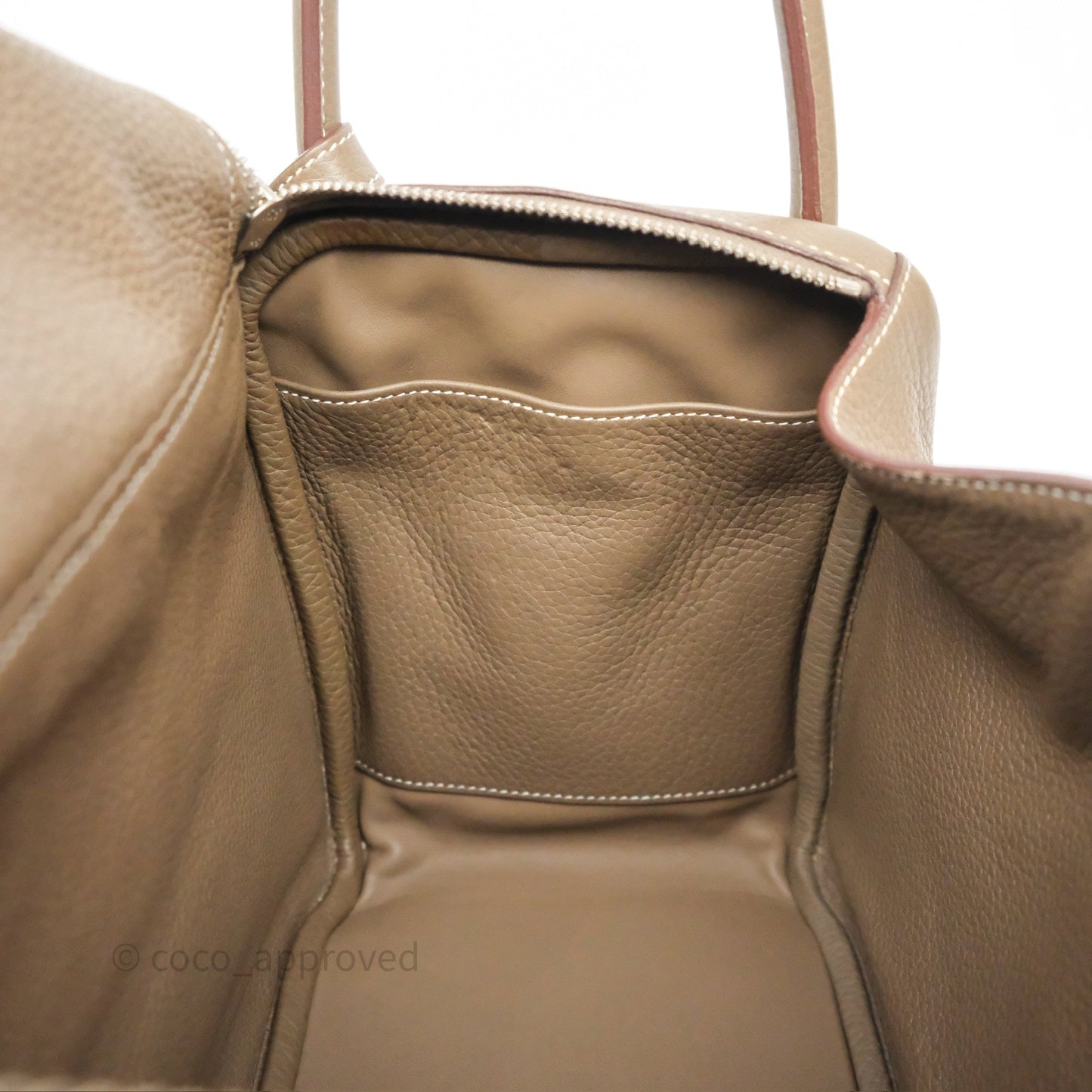 Hermès Lindy 30 Etoupe 18 Clemence Palladium Hardware