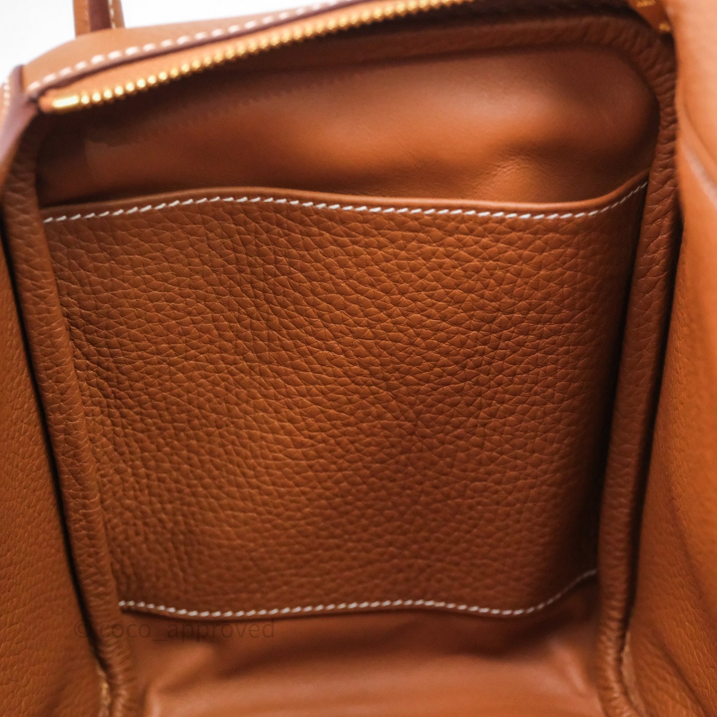 Hermès Lindy 30 Gold 37 Clemence Gold Hardware