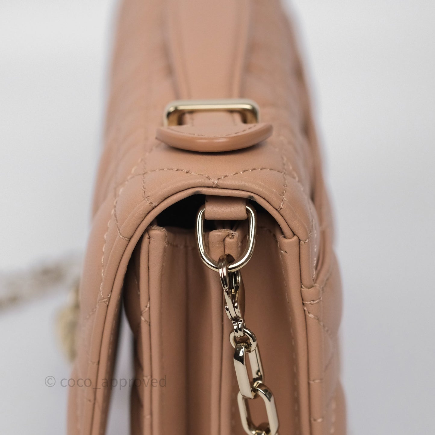 Dior My Dior Mini Bag Rose des Vents Cannage Lambskin