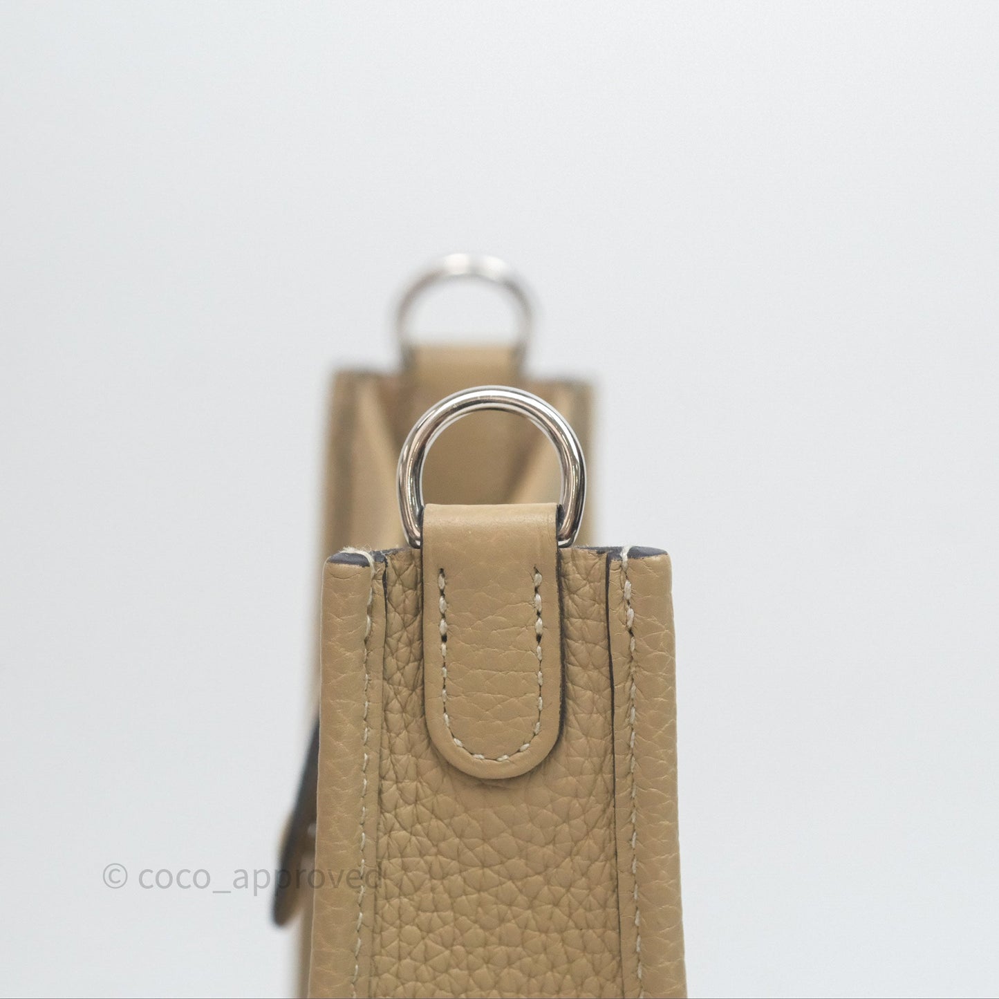 Hermès Mini Evelyne 16 Trench Clemence Palladium Hardware