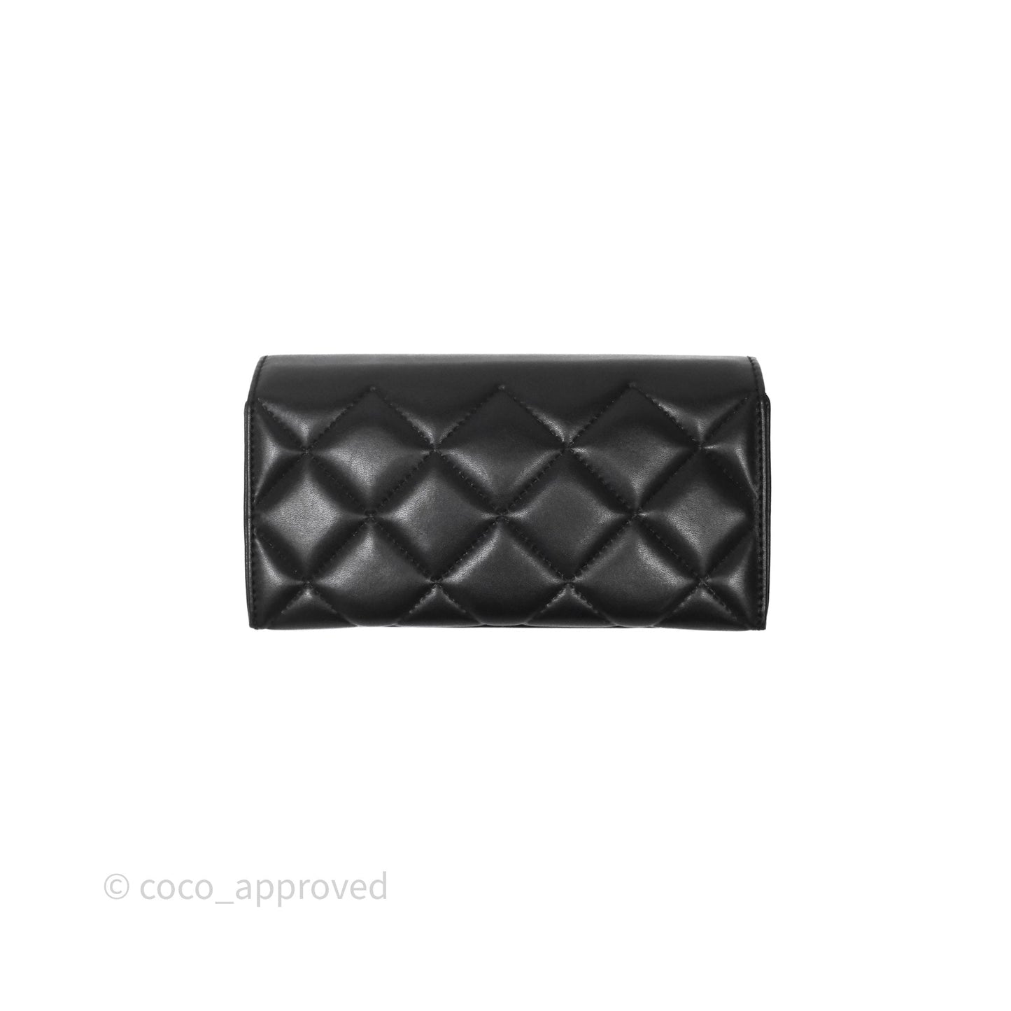 Chanel CC Chain-Link Square Sunglasses Black
