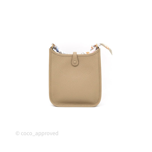 Hermes Mini Evelyne 16 Amazone Beige Marfa 8Q Gold Hardware
