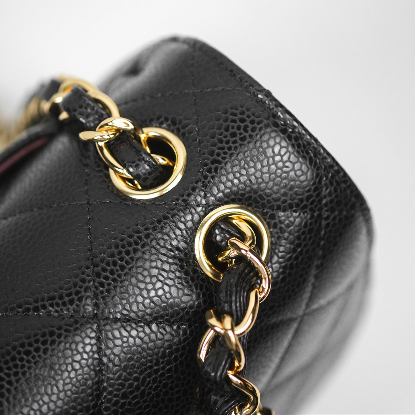 Chanel Jumbo Double Flap Black Caviar Gold Hardware⁣⁣