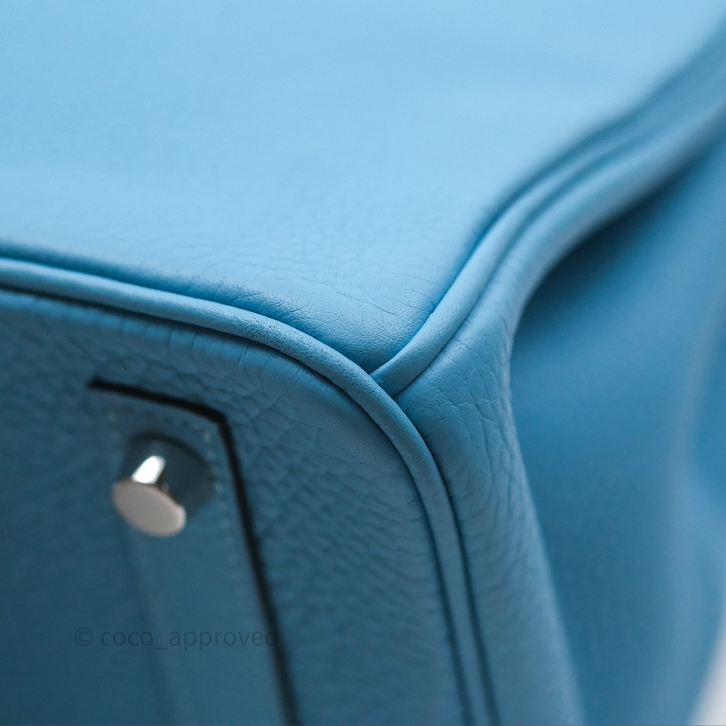 Hermès Birkin 30 Bleu De Nord Togo Palladium Hardware