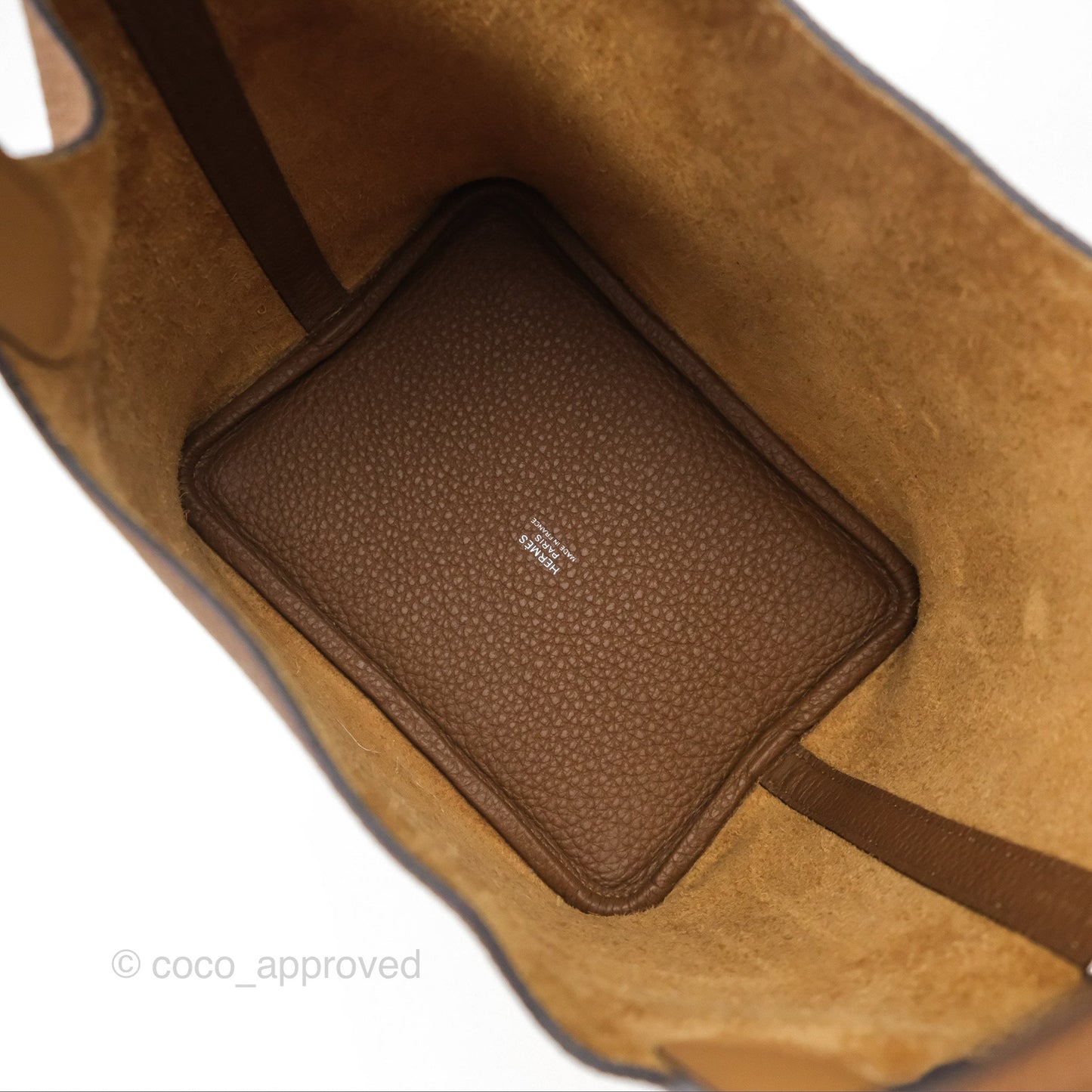 Hermès Picotin Lock 18 Alezan 3G/ Biscuit 48 Clemence Palladium Hardware