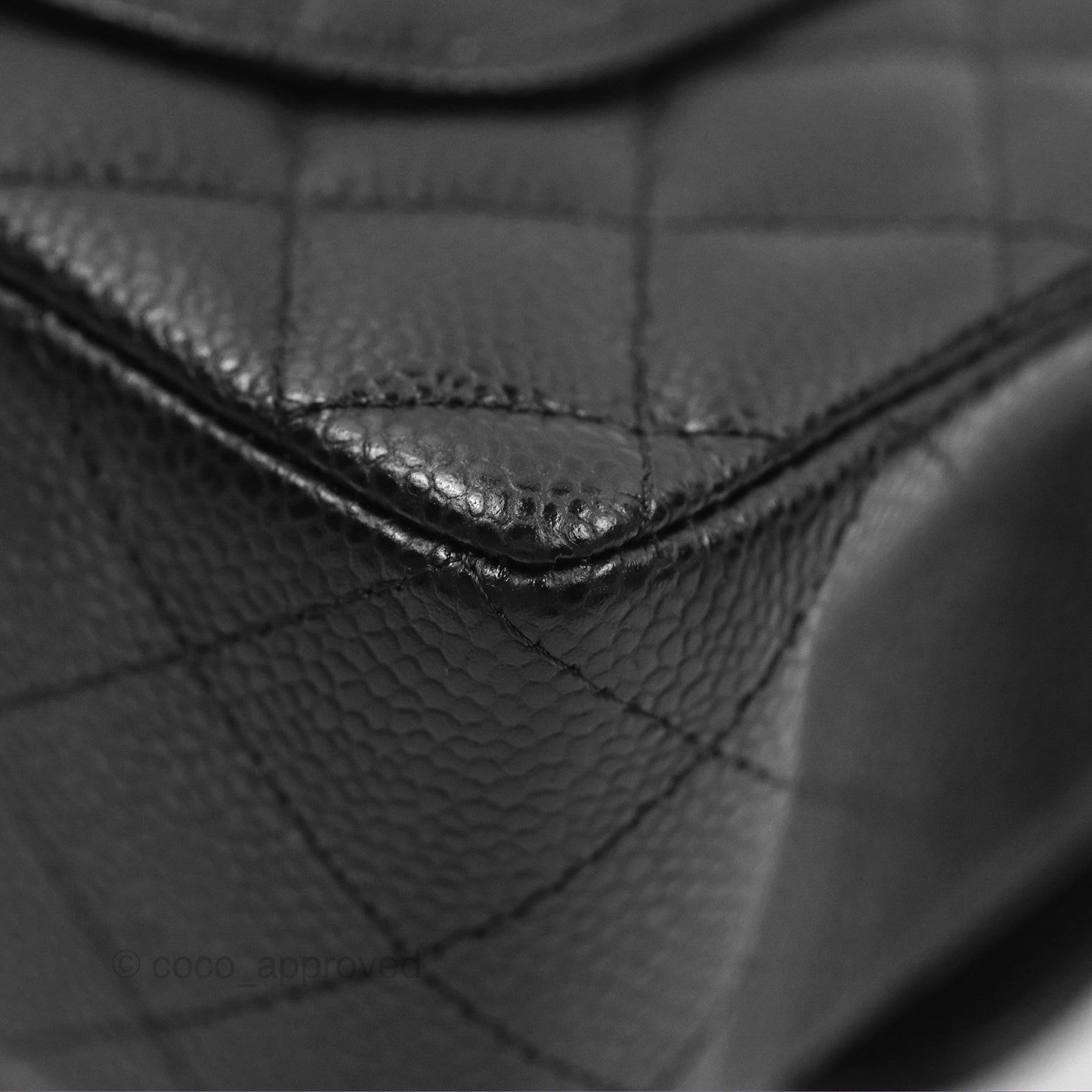 Chanel Small Classic Quilted Flap Black Caviar Gold Hardware