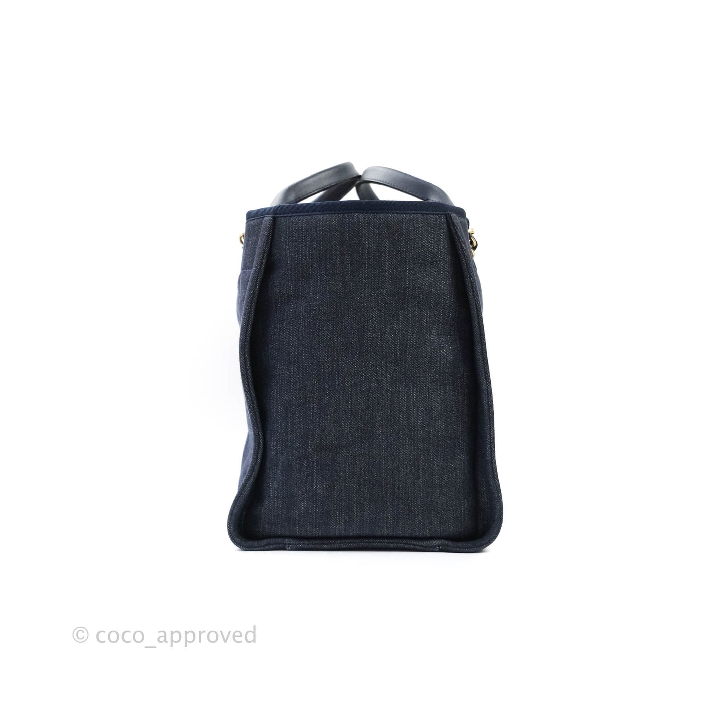 Chanel Canvas Large Deauville Tote Denim