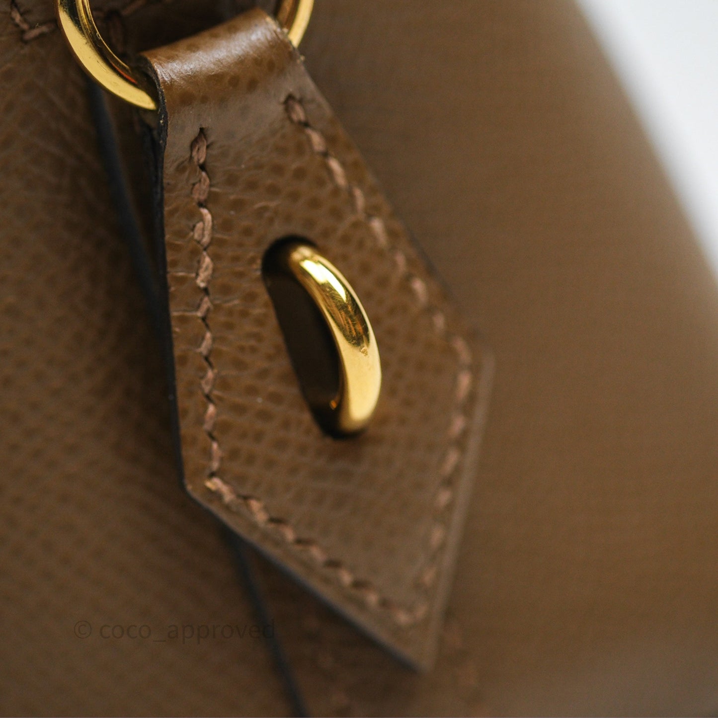 Hermès Bolide 25 Alezan 3G Epsom Gold Hardware