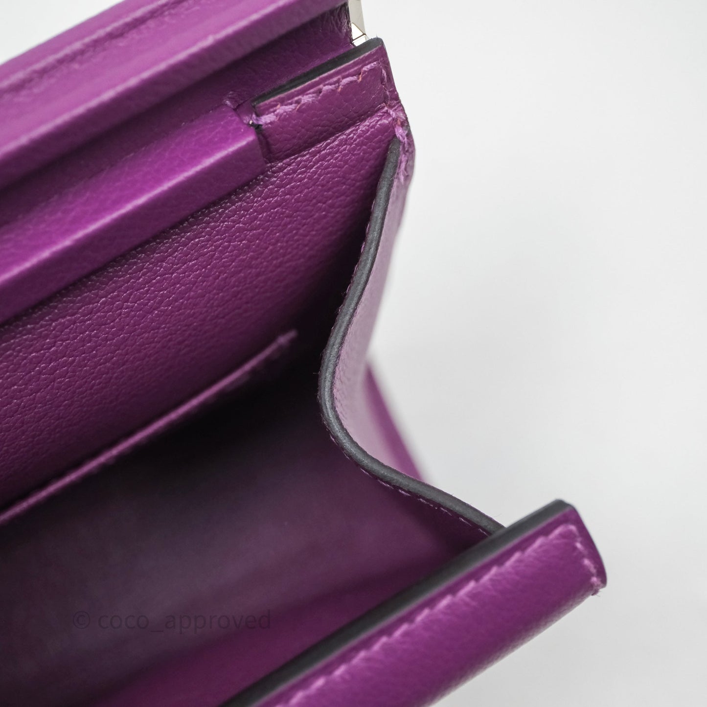 Hermes Clic H Bag Anemone P9 Veau Evercolor Palladium Hardware
