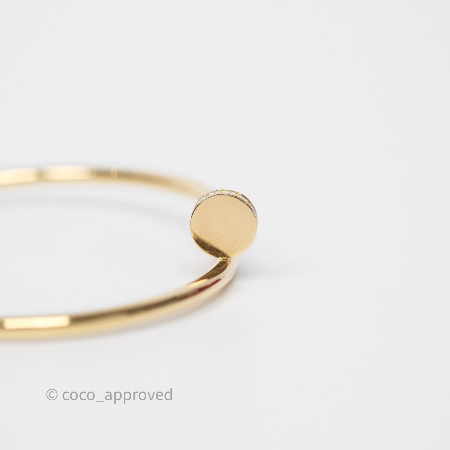 Cartier Small Juste Un Clou Bracelet 18K Yellow Gold Diamonds