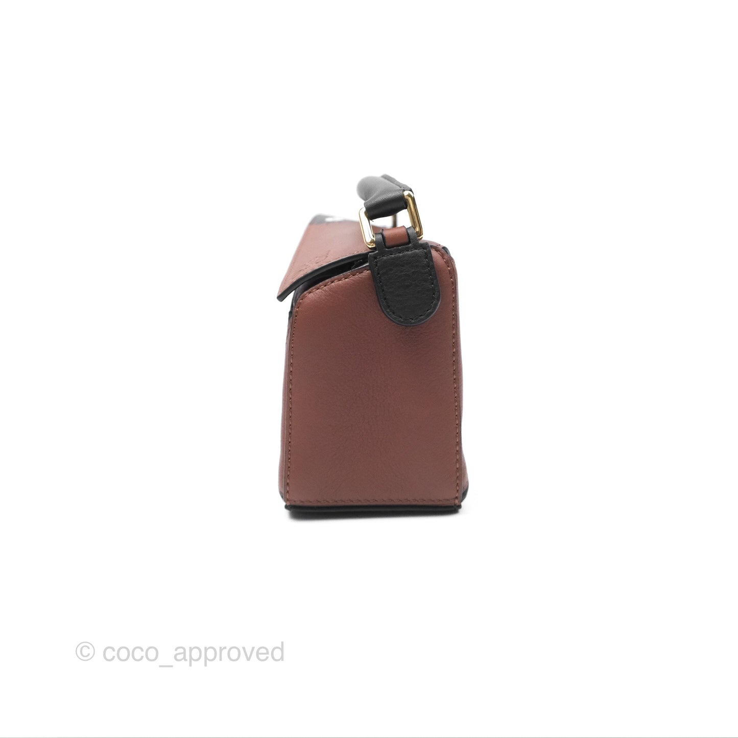 Loewe X Studio Ghibli Spirited Away Mini Puzzle Brown Calfskin