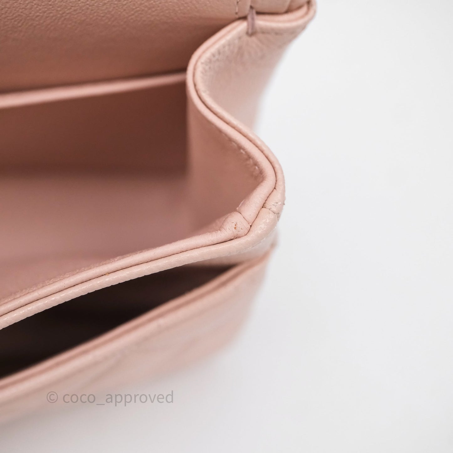 Chanel Classic M/L Medium Flap Quilted Pink Caviar Gold Hardware