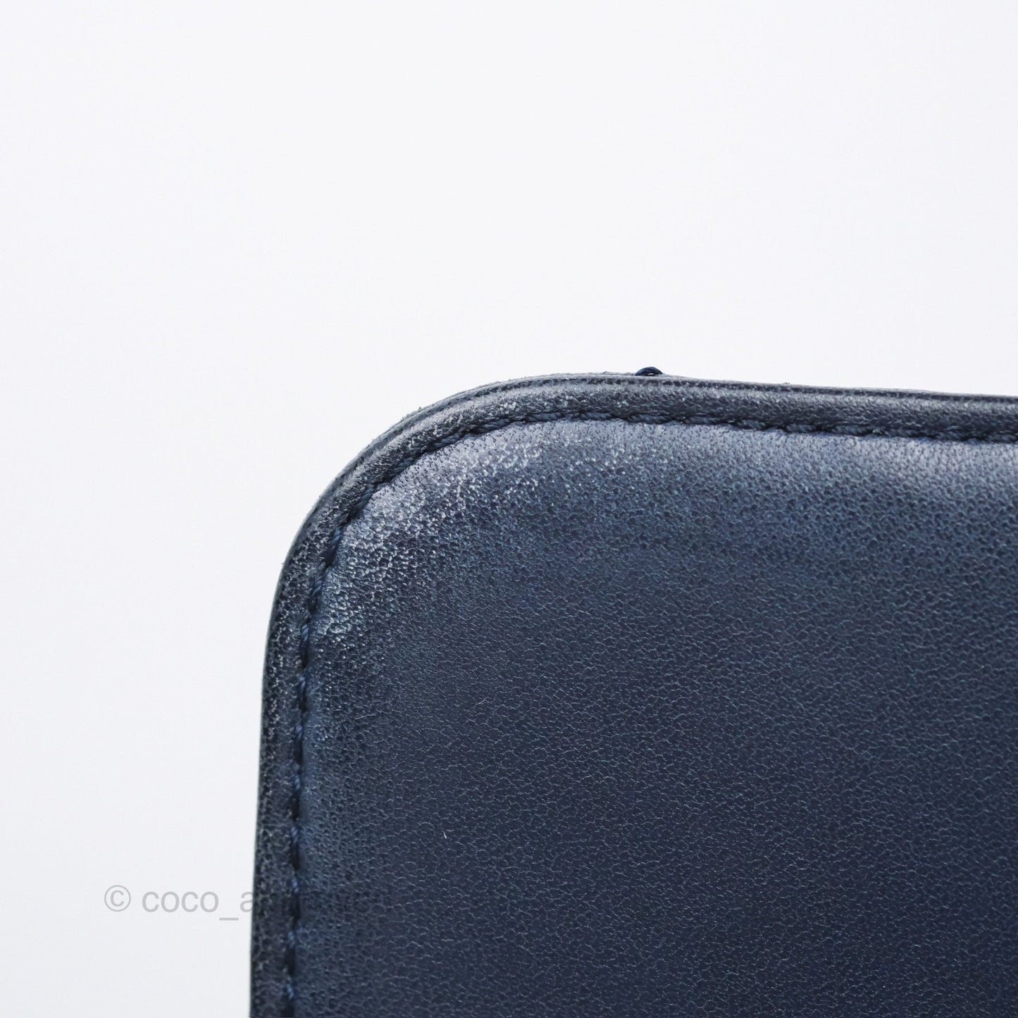 Chanel Small Trendy CC Navy Lambskin Gold Hardware