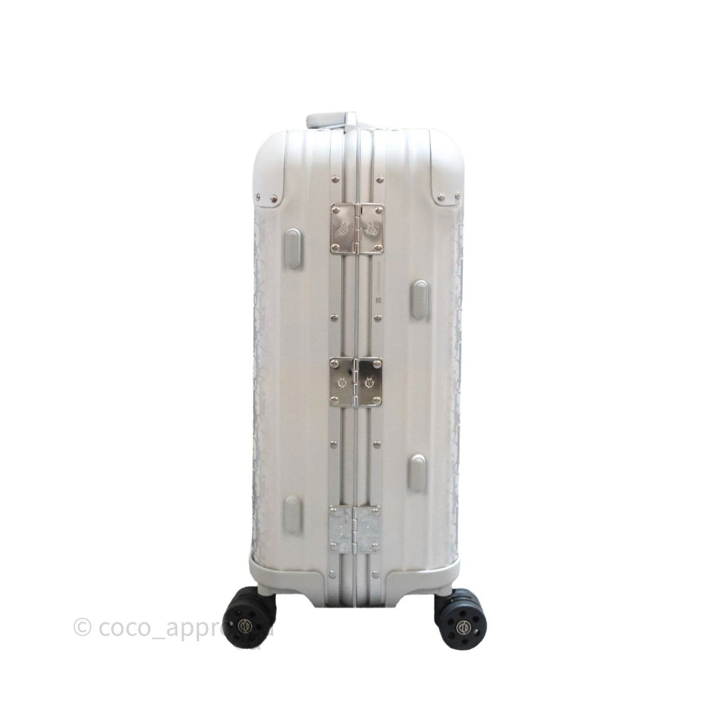 Dior x Rimowa Carry-On Suitcase Gradient Blue Dior Oblique Aluminum