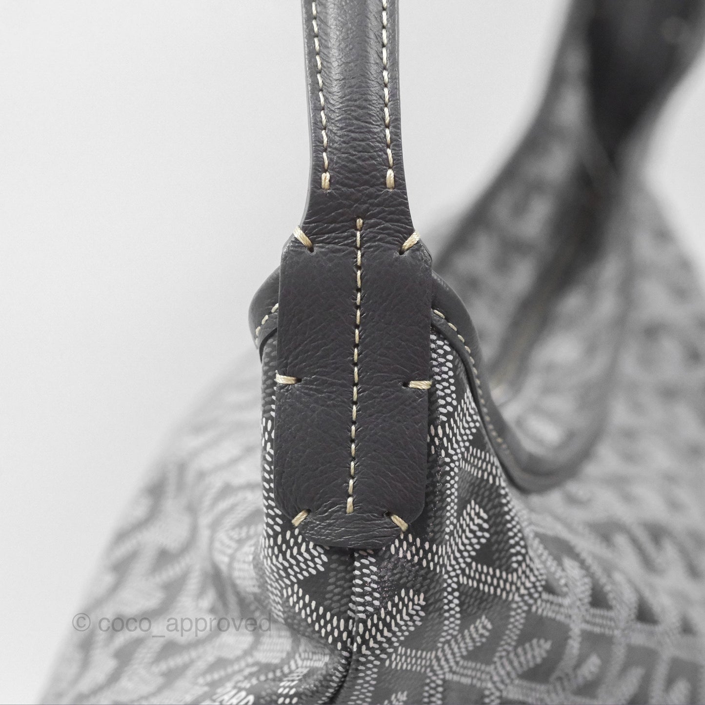 Goyard Bohème Hobo Bag Grey Goyardine Canvas