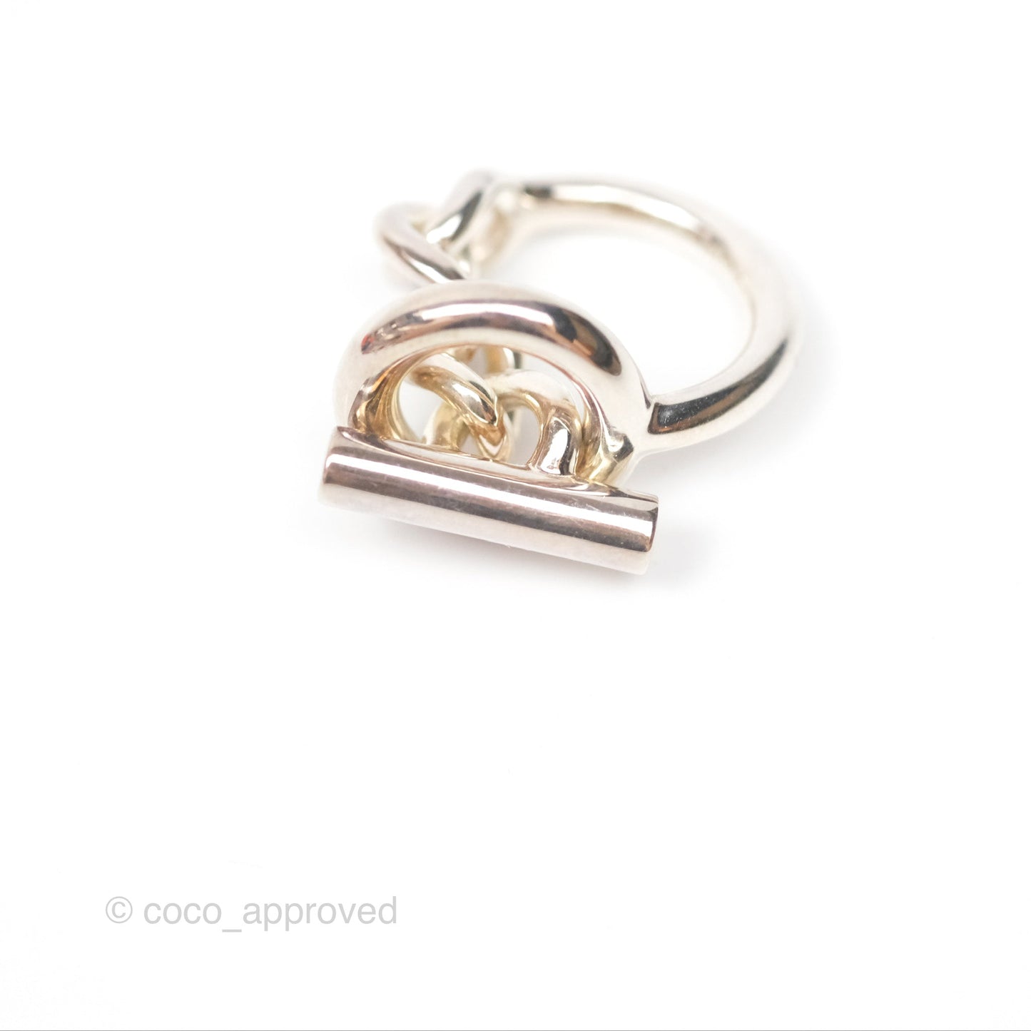 Hermès Echappee Ring GM Sterling Silver