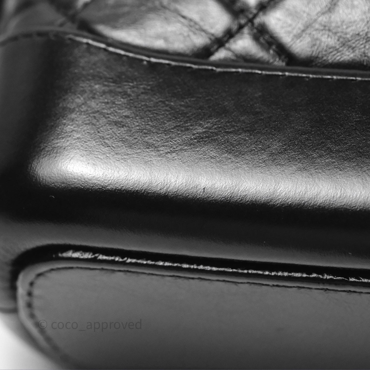 Chanel Small Gabrielle Hobo Quilted So Black Aged Calfskin