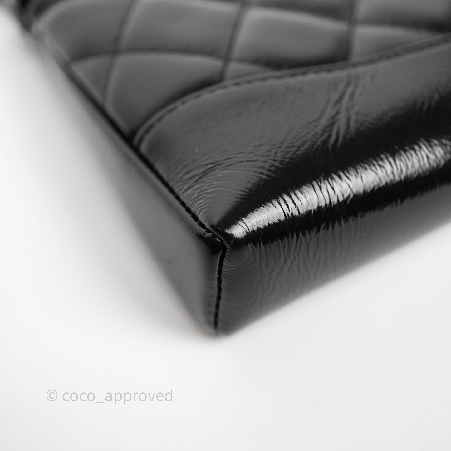 Chanel Nano 31 Black Shiny Lambskin Gold Hardware