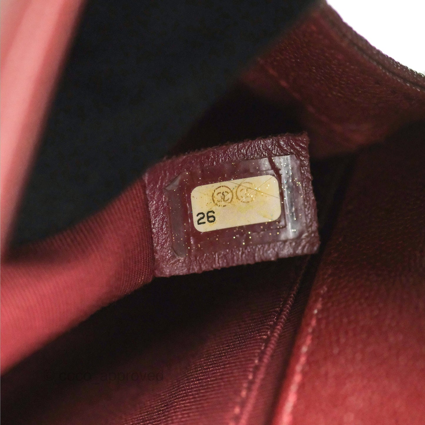 Chanel Quilted Medium Boy Burgundy Caviar Aged Gold Hardware