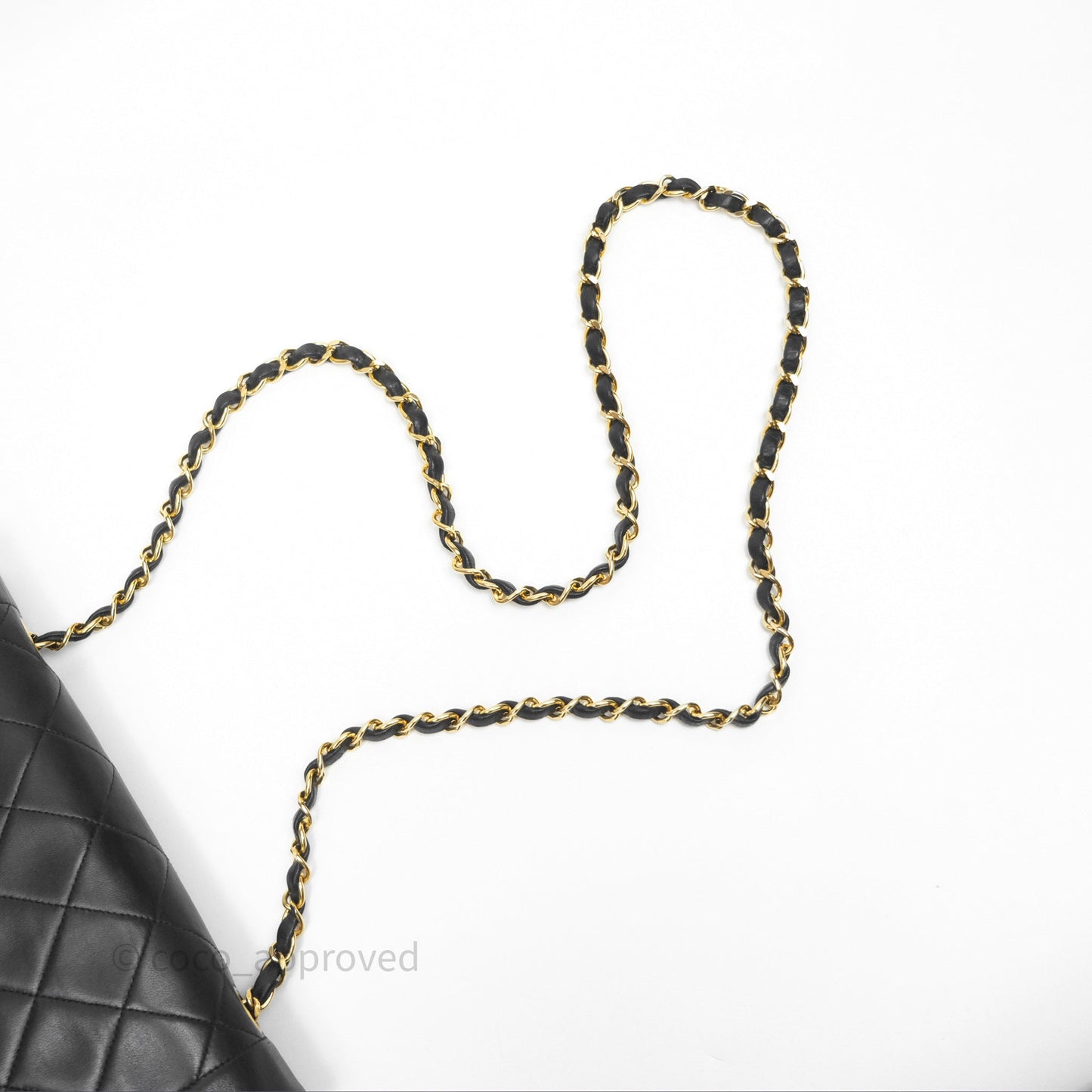 Chanel Vintage Medium Quilted Diana Flap Bag Black Lambskin 24K Gold Hardware