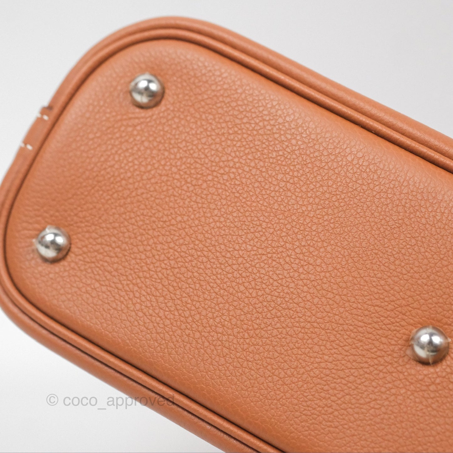 Hermès Bolide 1923 25 Gold 37 Evercolor Palladium Hardware