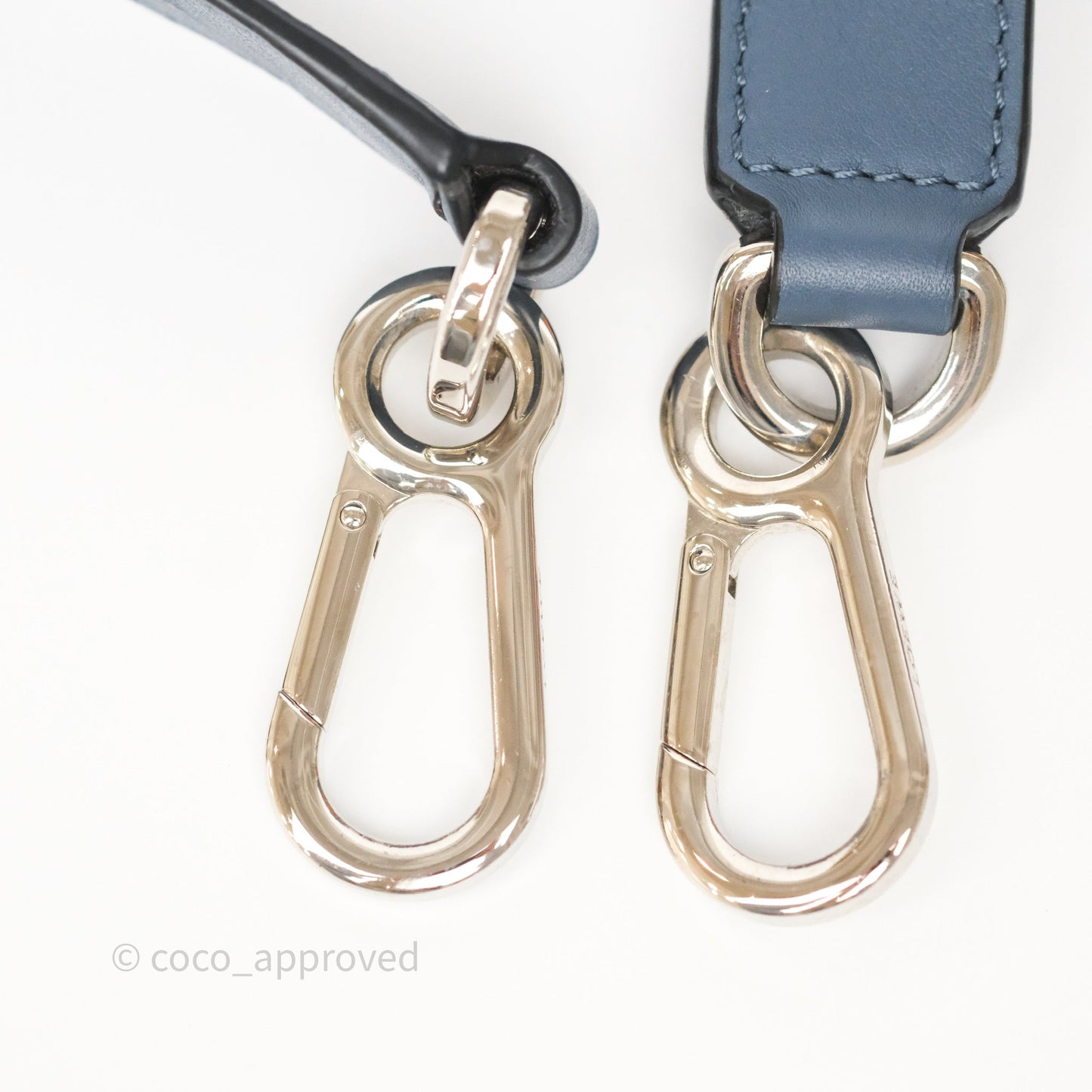 Loewe Medium Puzzle Bag Stone Blue Indigo Tan Calfskin Silver Hardware