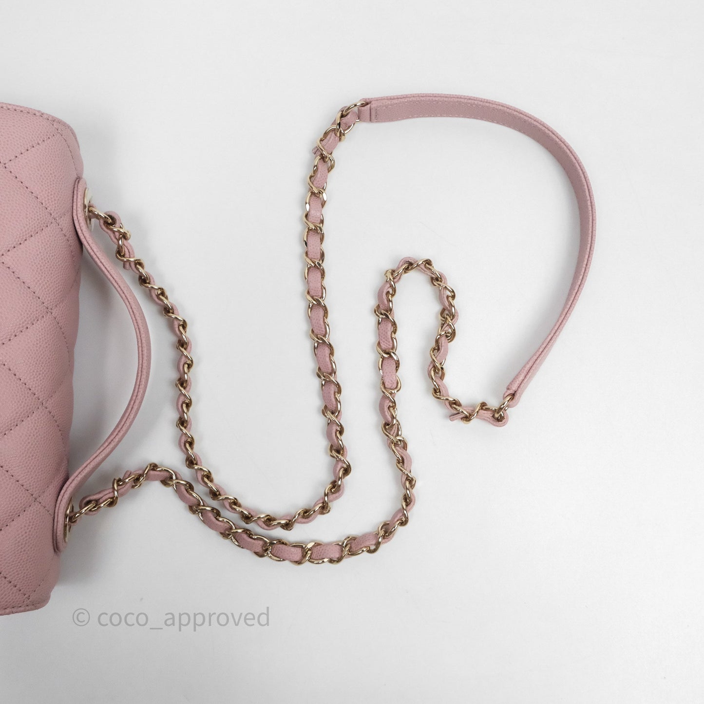 Chanel Quilted Medium Business Affinity Flap Pink Caviar Gold Hardware