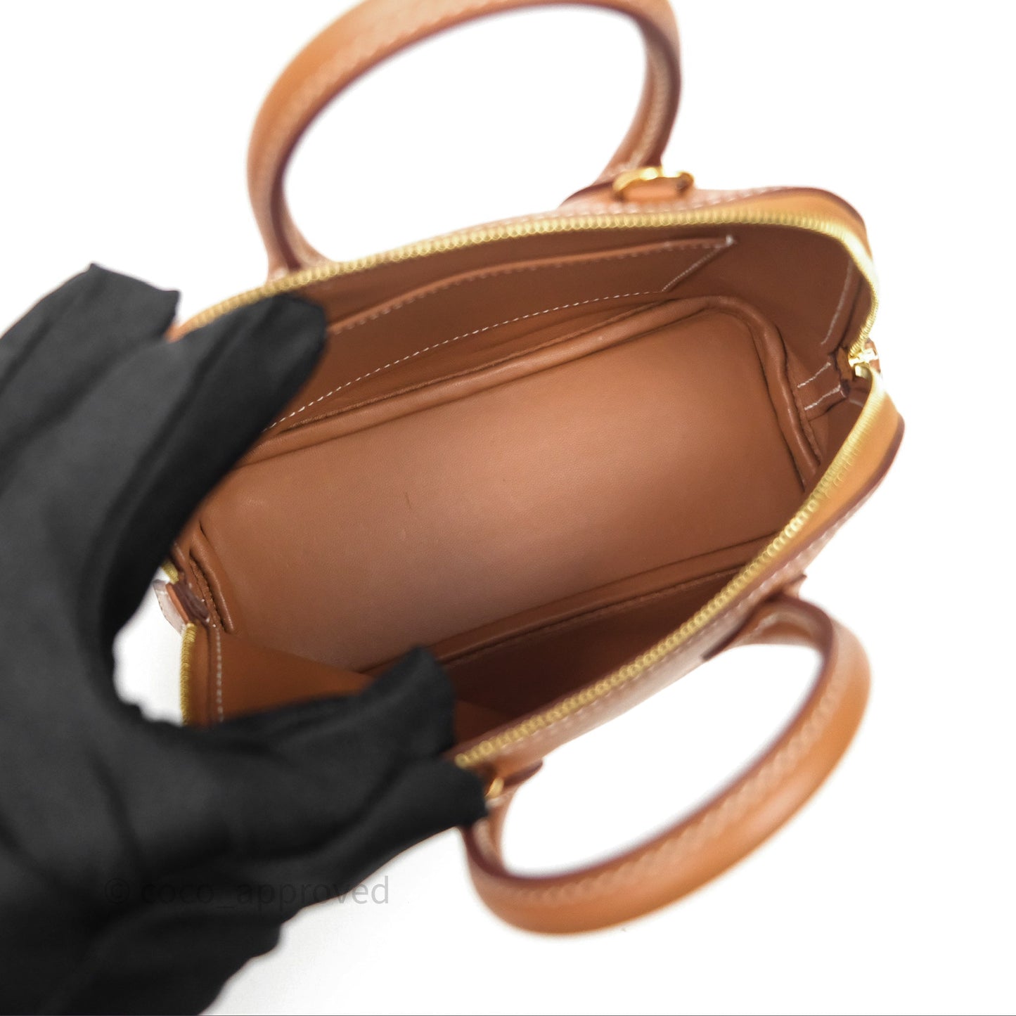 Hermès Bolide Mini 1923 Gold 37 Evercolor Gold Hardware