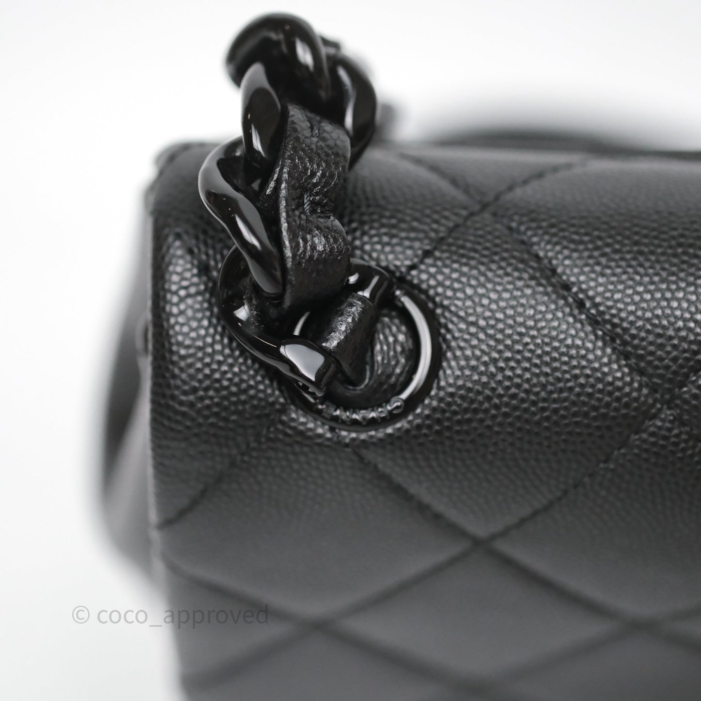 Chanel Quilted My Everything Medium Flap Bag So Black Caviar Incognito Hardware
