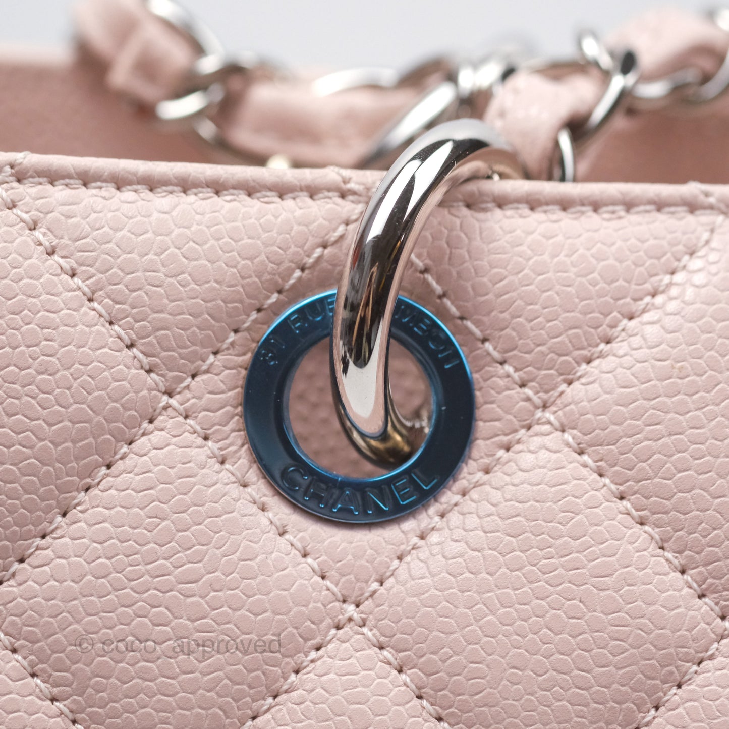Chanel GST Pink Caviar Silver Hardware