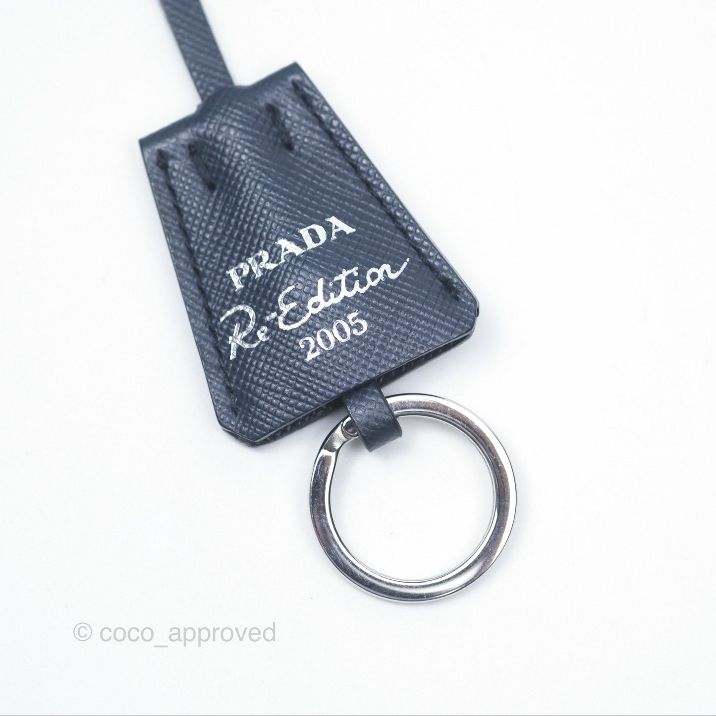 Prada Nylon Re-Edition 2005 Shoulder Bag Navy Blue Silver Hardware